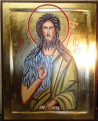 Nr.138.Święty Jan  Chrzciciel-wym.38-30-2,5cm